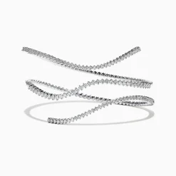 Bracelets|Effy Jewelry Pave Classica 14K White Gold Diamond Wrap Bracelet, 3.43 TCW