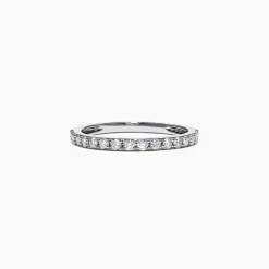 Rings|Effy Jewelry Pave Classica 14K White Gold Diamond Band, 0.34 TCW
