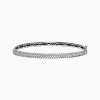 Bracelets|Effy Jewelry Pave Classica 14K White Gold Diamond Bangle, 1.47 TCW