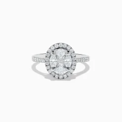 Rings|Effy Jewelry Pave Classica 14K White Gold Diamond Ring