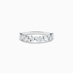 Rings|Effy Jewelry Pave Classica 14K White Gold Multi Shape Diamond Band 0.80 TCW