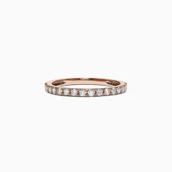 Rings|Effy Jewelry Pave Rose 14K Rose Gold Diamond Band, 0.34 TCW