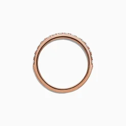 Rings|Effy Jewelry Pave Rose 14K Rose Gold Diamond Band, 0.34 TCW