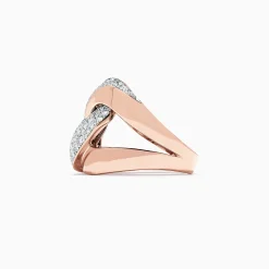 Rings|BH Pave Rose 14K Rose Gold Diamond Ring, 0.83 TCW