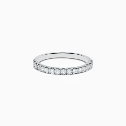 Rings|Effy Jewelry Reverie 14K White Gold Lab Grown Diamond Ring and Band Set