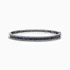 Bracelets|Effy Jewelry Royale Bleu 14K White Gold Natural Blue Sapphire u0026 Diamond Bangle, 3.60 TCW