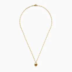 Necklaces & Pendants|Effy Jewelry Ruby Royale 14K Yellow Gold Ruby Heart Locket Necklace