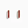 Earrings|Effy Jewelry Ruby Royale 14k Yellow Gold Ruby Huggie Earrings