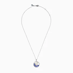 Necklaces & Pendants|Effy Jewelry Seaside 925 Sterling Silver u0026 14K Gold Tanzanite u0026 Diamond Anchor Pendant