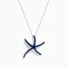 Necklaces & Pendants|BH Multi Seaside 14K White Gold Sapphire Starfish Pendant