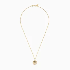 Necklaces & Pendants|Effy Jewelry Seaside 14K Yellow Gold Diamond Starfish Pendant