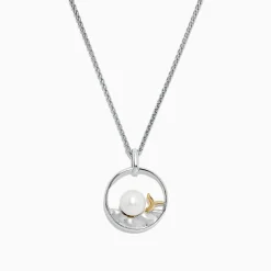 Necklaces & Pendants|BH MULTI Seaside Silver Cultured Fresh Water Pearl Whale's Tail Pendant