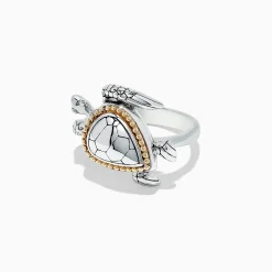 Rings|BH MULTI Seaside Sterling Silver and 18K Gold Turtle Ring