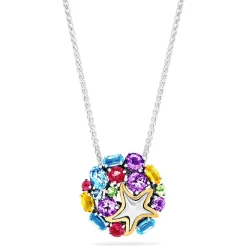Necklaces & Pendants|Effy Jewelry Seaside Sterling Silver Multi Gemstone Starfish Pendant, 4.50 TCW