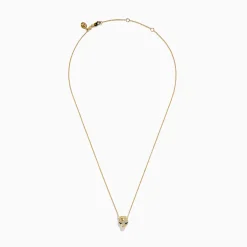 Necklaces & Pendants|BH Multi Signature 14K Gold Emerald and Diamond Panther Pendant, 0.27 TCW