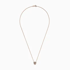 Necklaces & Pendants|Effy Jewelry Signature 14K Rose Gold Diamond and Tsavorite Garnet Mini Pendant, 0.18 TCW