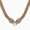 Necklaces & Pendants|Effy Jewelry Signature 14K 2-Tone Gold Diamond and Emerald Necklace, 1.27 TCW