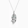Necklaces & Pendants|Effy Jewelry Signature 14K White Gold Diamond u0026 Emerald Pendant, 0.79 TCW