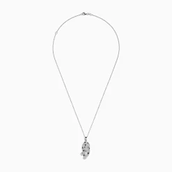 Necklaces & Pendants|Effy Jewelry Signature 14K White Gold Diamond u0026 Emerald Pendant, 0.79 TCW
