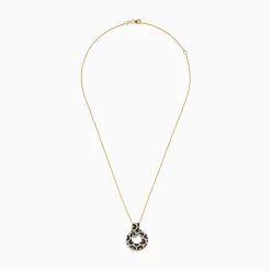 Necklaces & Pendants|BH Multi Signature 14K Yellow Gold Diamond Spot Pendant