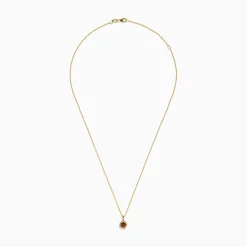 Necklaces & Pendants|BH Multi Sunset 14K Yellow Gold Citrine and Diamond Pendant, 0.61 TCW