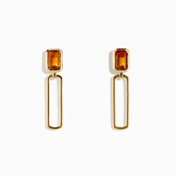 Earrings|BH Multi Sunset 14K Yellow Gold Citrine Drop Earrings