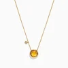 Necklaces & Pendants|BH Multi Sunset 14K Yellow Gold Citrine u0026 Diamond Bolo Chain Necklace, 1.53 TCW