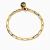 Mens|Effy Jewelry Unisex 925 Gold Plated Sterling Silver 8" Paper Clip Bracelet