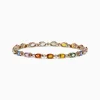 Bracelets|Effy Jewelry Watercolors 14K Yellow Gold Sapphire and Diamond Bracelet, 11.20 TCW