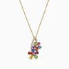 Necklaces & Pendants|Effy Jewelry Watercolors 14K Yellow Gold Multi Sapphire u0026 Diamond Pendant, 2.71 TCW