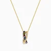 Necklaces & Pendants|Effy Jewelry Watercolors 14K Yellow Gold Multi Sapphire and Diamond Pendant