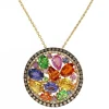 Necklaces & Pendants|Effy Jewelry Watercolors Multi Sapphire u0026 Diamond Pendant, 5.11 TCW